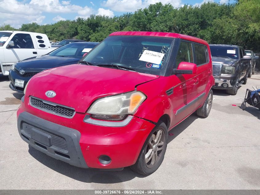 2011 Kia Soul + VIN: KNDJT2A23B7285973 Lot: 39726676