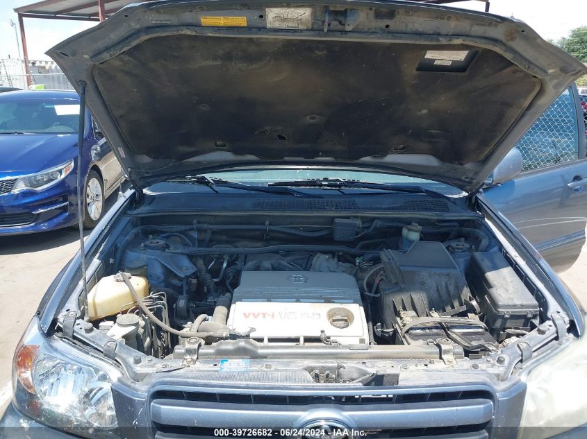 2004 Toyota Highlander V6 VIN: JTEDP21A040035686 Lot: 39726682