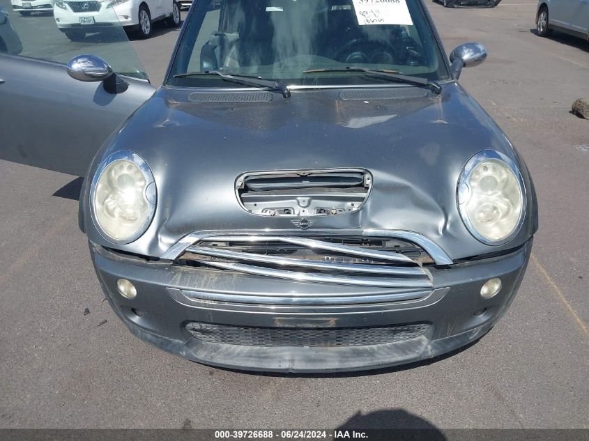 2005 Mini Cooper S VIN: WMWRH33495TF82461 Lot: 39726688