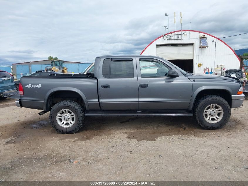 2003 Dodge Dakota Slt VIN: 1D7HG48N93S350523 Lot: 39726689