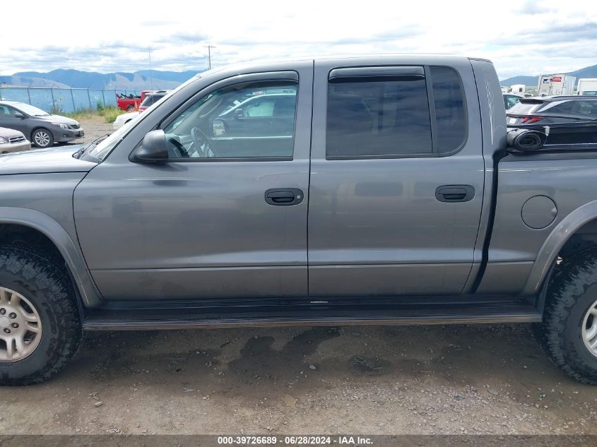 2003 Dodge Dakota Slt VIN: 1D7HG48N93S350523 Lot: 39726689