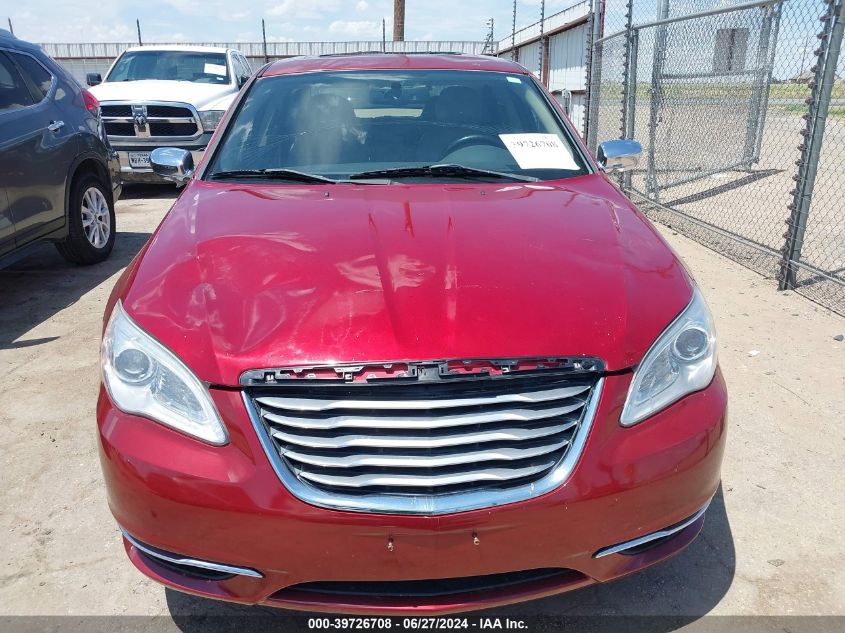 2012 Chrysler 200 Limited VIN: 1C3CCBCG8CN124103 Lot: 39726708