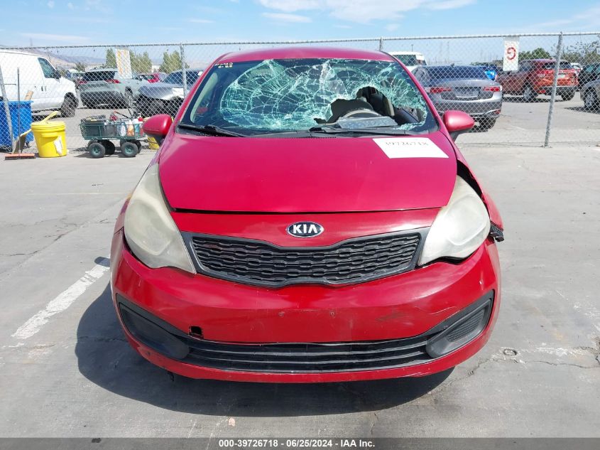 2014 Kia Rio Lx VIN: KNADM4A3XE6336066 Lot: 39726718