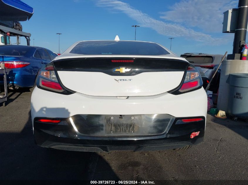 2018 Chevrolet Volt Lt VIN: 1G1RC6S55JU142132 Lot: 39726723