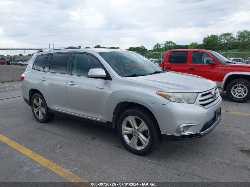 2013 Toyota Highlander Limited V6 VIN: 5TDDK3EH1DS184248 Lot: 39726726