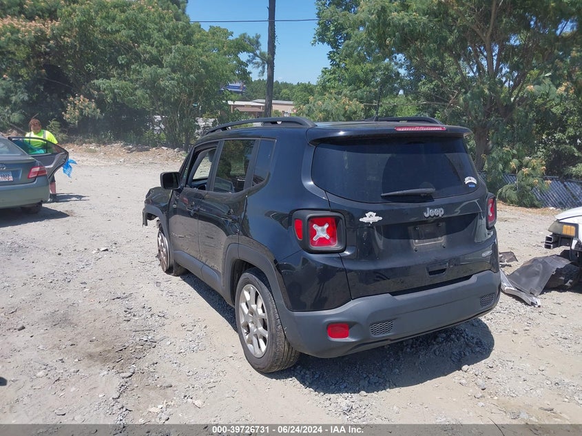 VIN ZACNJABBXKPK82634 2019 JEEP RENEGADE LATITUDE FWD