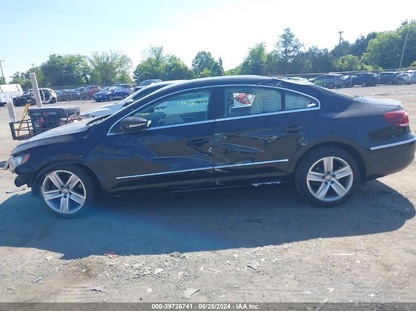 2014 Volkswagen Cc Sport VIN: WVWBP7AN8EE502546 Lot: 39726741