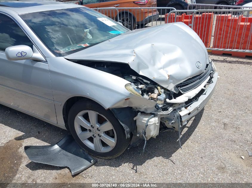 2005 Lexus Es 330 VIN: JTHBA30G555065407 Lot: 39726749