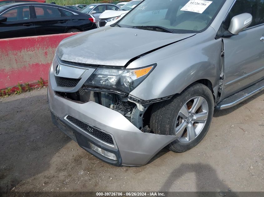 2011 Acura Mdx Tech Pkg VIN: 2HNYD2H68BH550776 Lot: 39726786
