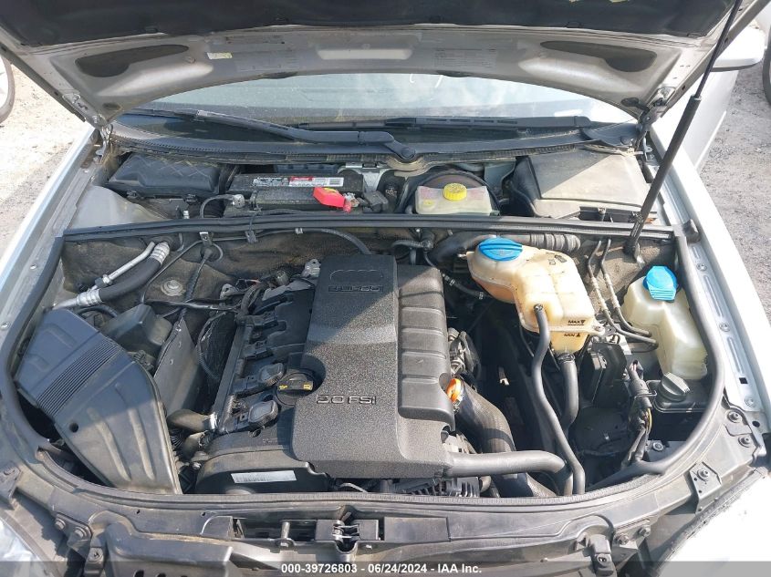 2007 Audi A4 2.0T VIN: WAUAF78E57A236222 Lot: 39726803