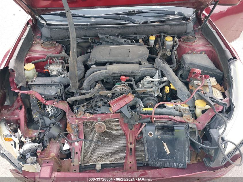 2011 Subaru Legacy 2.5I Premium VIN: 4S3BMAG6XB1246533 Lot: 39726804