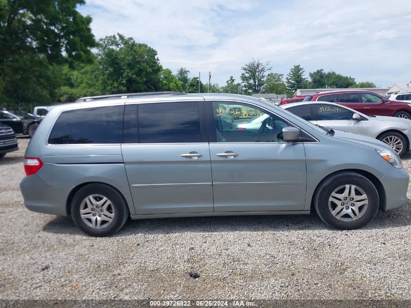 2005 Honda Odyssey Ex-L VIN: 5FNRL38715B117595 Lot: 39726822