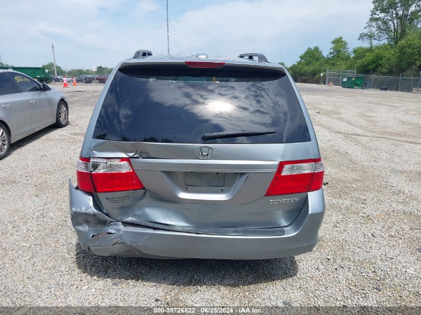 2005 Honda Odyssey Ex-L VIN: 5FNRL38715B117595 Lot: 39726822