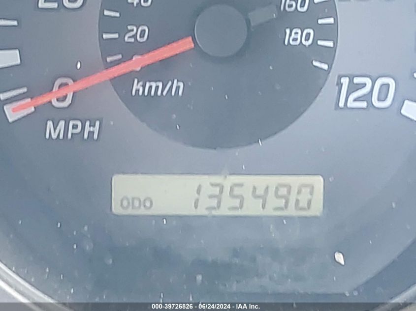 2002 Nissan Xterra Xe S/C VIN: 5N1MD28Y22C522380 Lot: 39726826