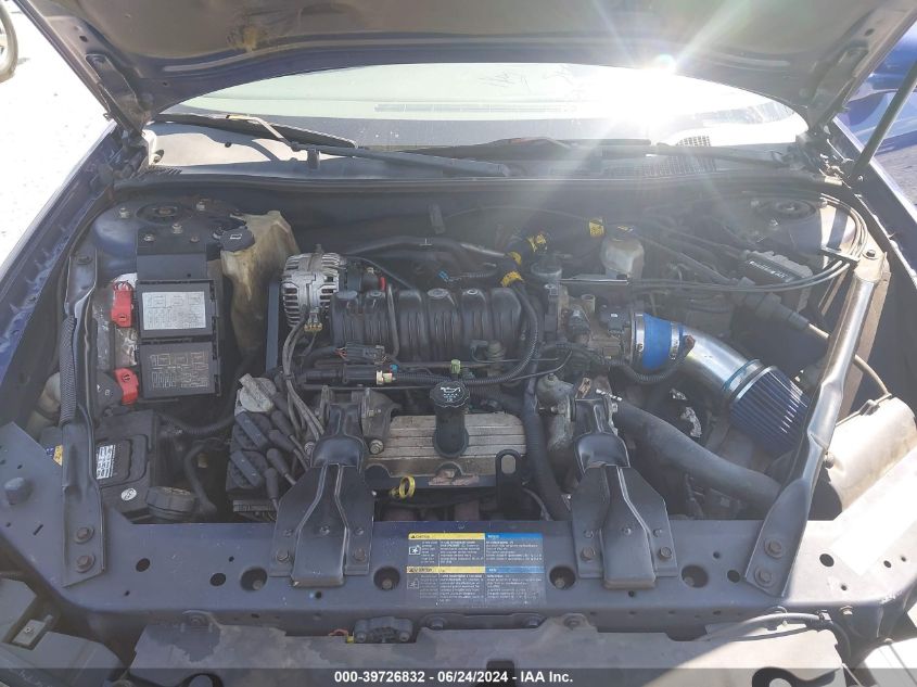 2005 Chevrolet Impala Ls VIN: 2G1WH55KX59193807 Lot: 39726832