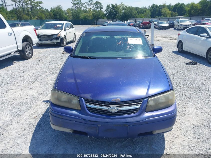 2005 Chevrolet Impala Ls VIN: 2G1WH55KX59193807 Lot: 39726832