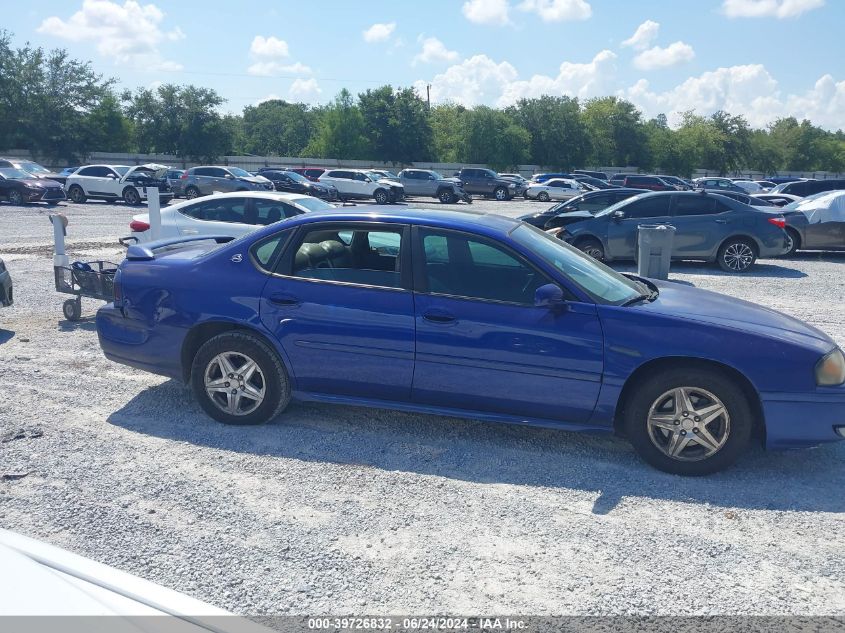 2005 Chevrolet Impala Ls VIN: 2G1WH55KX59193807 Lot: 39726832