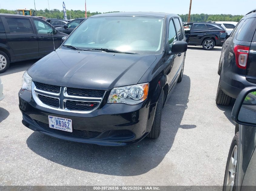 2016 Dodge Grand Caravan Se VIN: 2C4RDGBG9GR100337 Lot: 39726836