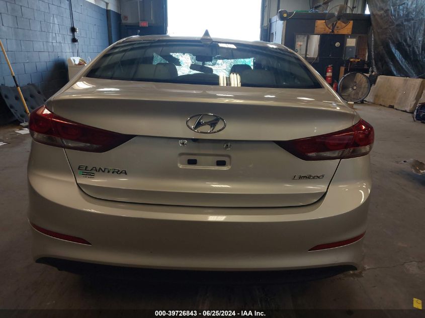 5NPD84LF6HH067122 2017 Hyundai Elantra Limited