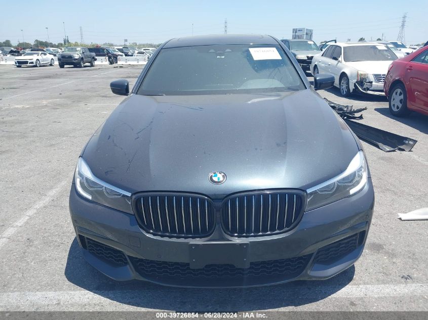 2019 BMW 740I I VIN: WBA7E2C54KB454369 Lot: 39726854