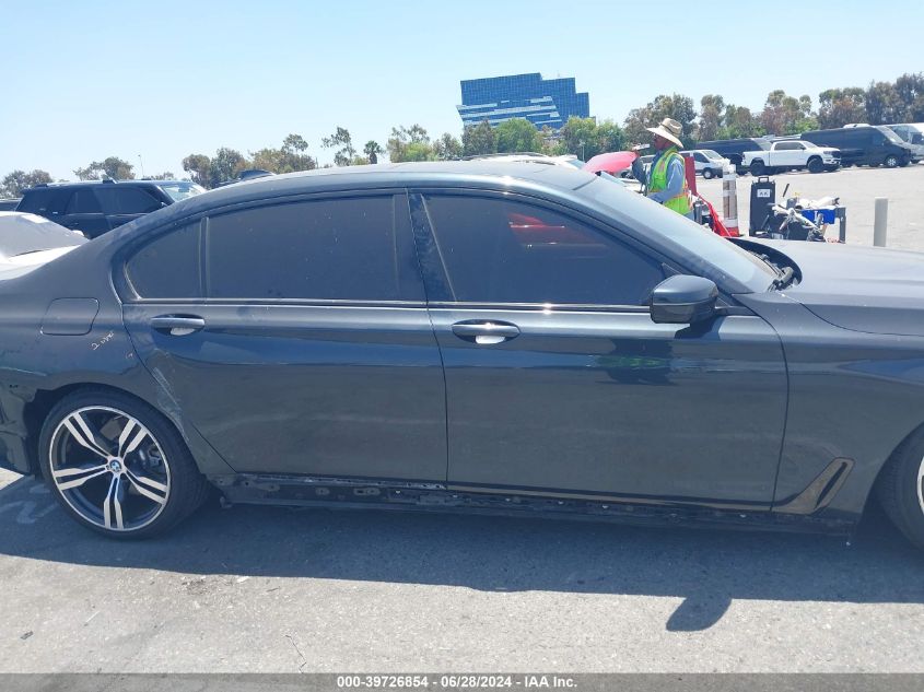 2019 BMW 740I I VIN: WBA7E2C54KB454369 Lot: 39726854