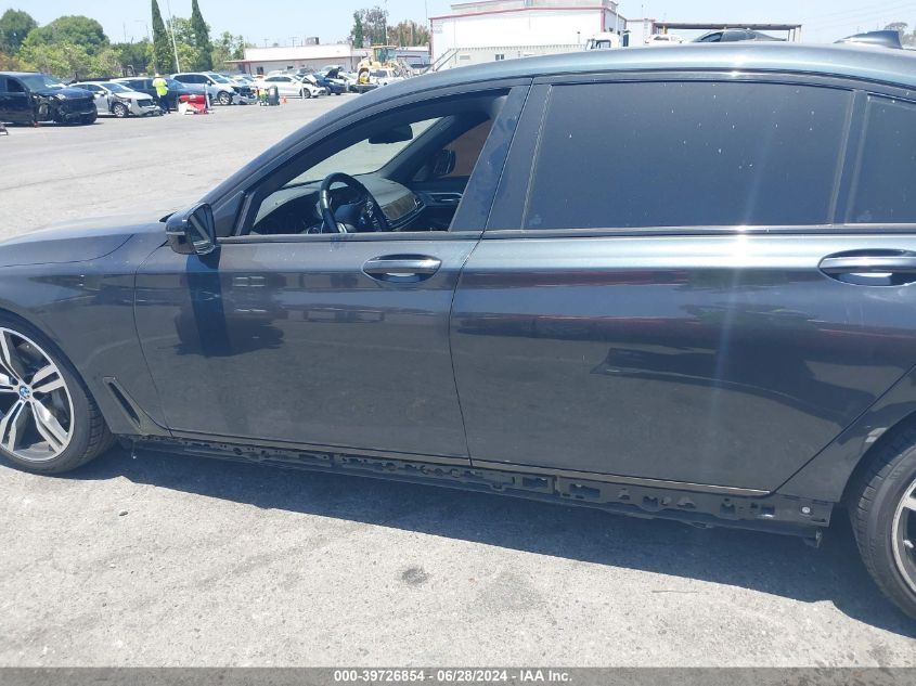 2019 BMW 740I I VIN: WBA7E2C54KB454369 Lot: 39726854