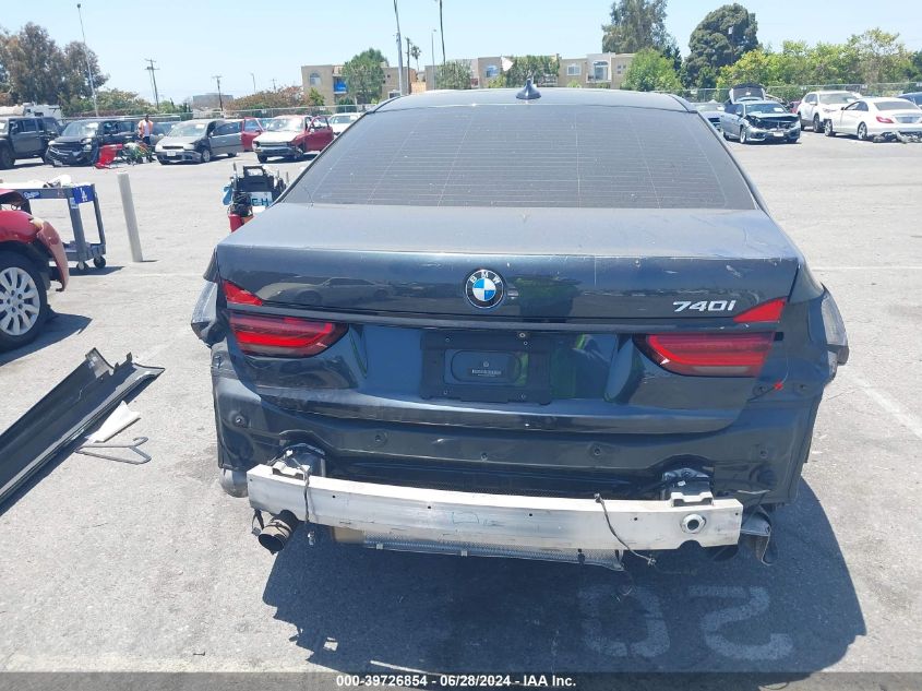 2019 BMW 740I I VIN: WBA7E2C54KB454369 Lot: 39726854