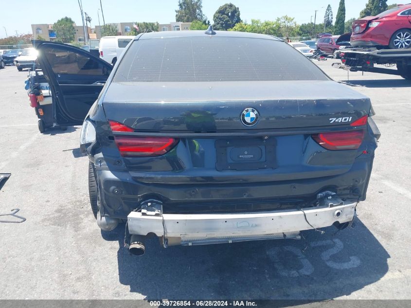 2019 BMW 740I I VIN: WBA7E2C54KB454369 Lot: 39726854