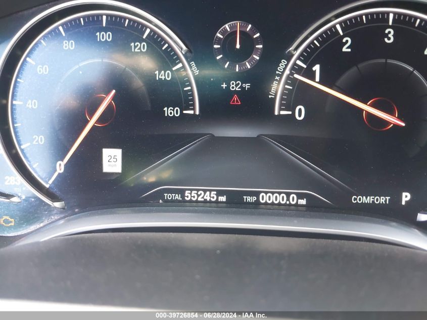 2019 BMW 740I I VIN: WBA7E2C54KB454369 Lot: 39726854