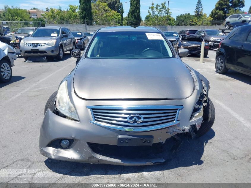 2012 Infiniti G37 Journey VIN: JN1CV6AP3CM627594 Lot: 39726860