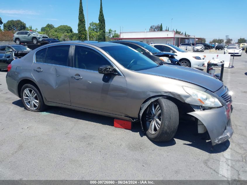 2012 Infiniti G37 Journey VIN: JN1CV6AP3CM627594 Lot: 39726860