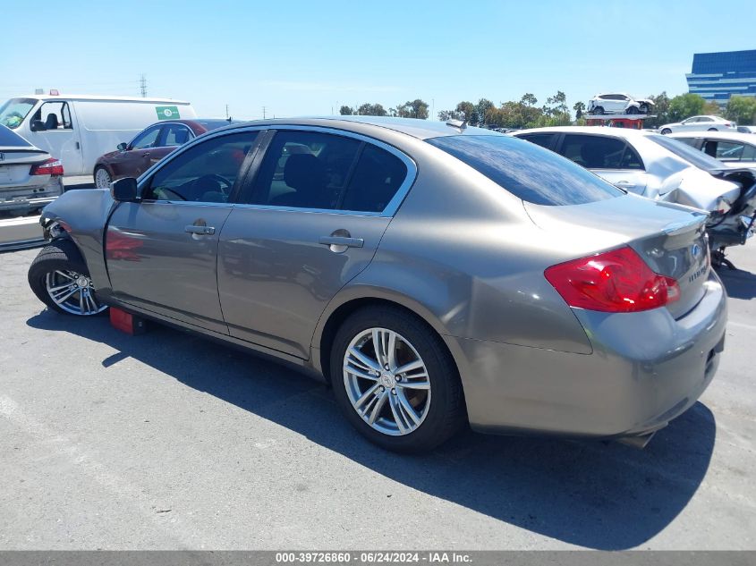 2012 Infiniti G37 Journey VIN: JN1CV6AP3CM627594 Lot: 39726860