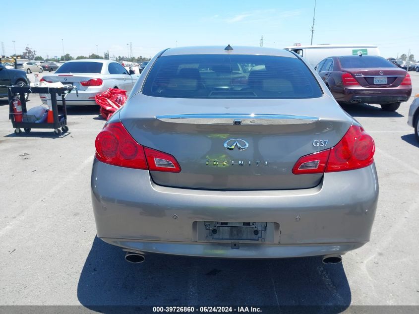 2012 Infiniti G37 Journey VIN: JN1CV6AP3CM627594 Lot: 39726860