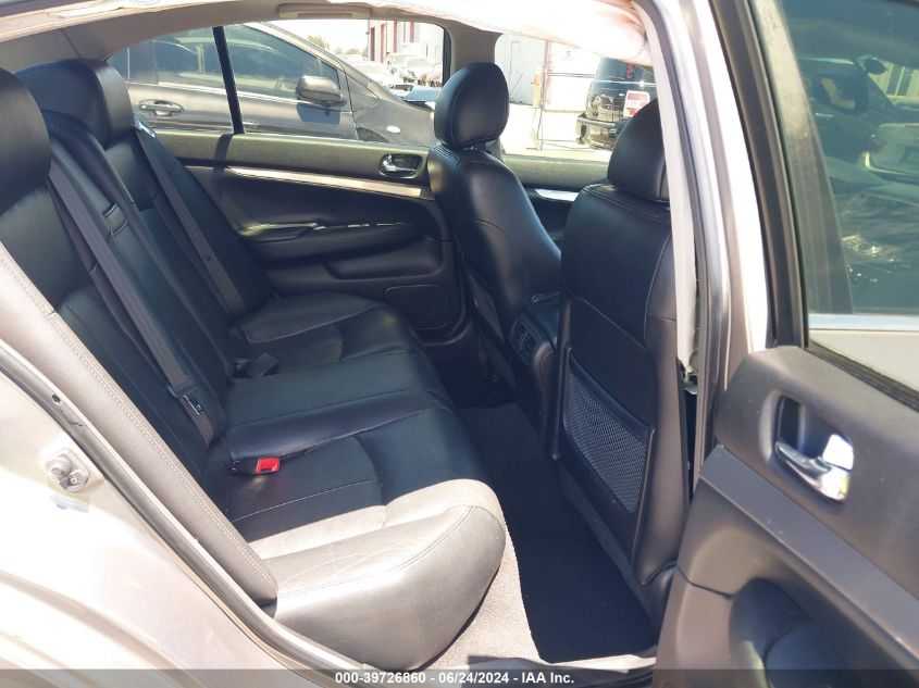 2012 Infiniti G37 Journey VIN: JN1CV6AP3CM627594 Lot: 39726860