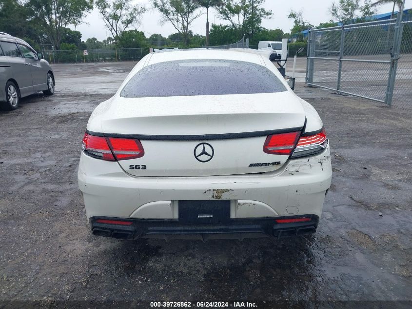 2017 Mercedes-Benz Amg S 63 4Matic VIN: WDDXJ7JB1HA032200 Lot: 39726862