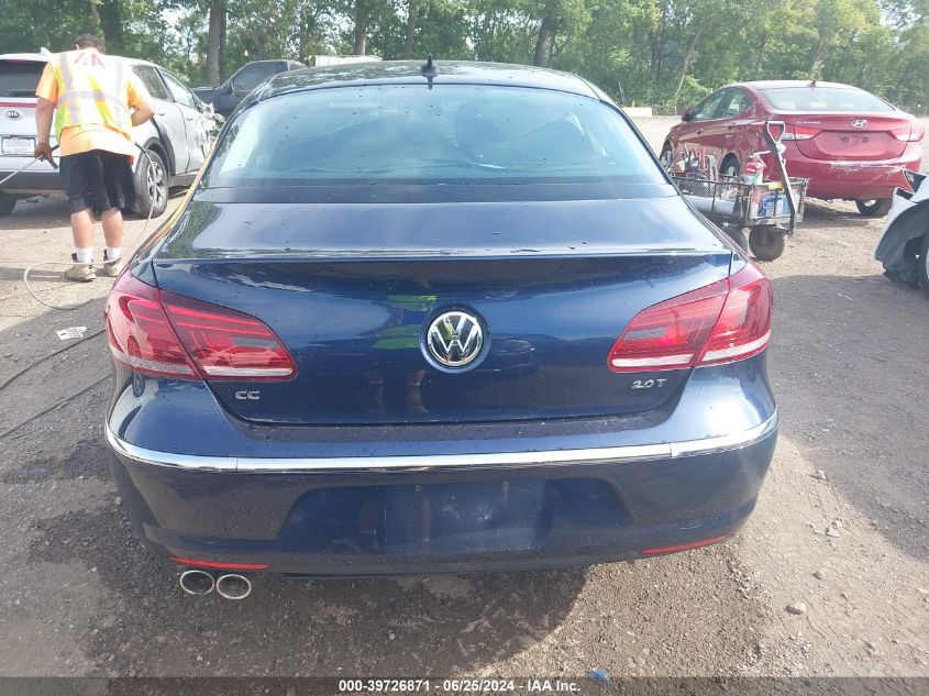 2014 Volkswagen Cc 2.0T Sport VIN: WVWBP7AN5EE523404 Lot: 39726871