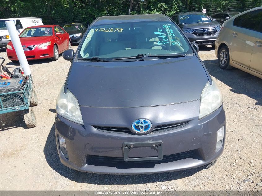 2011 Toyota Prius Four VIN: JTDKN3DU2B0299518 Lot: 39726878