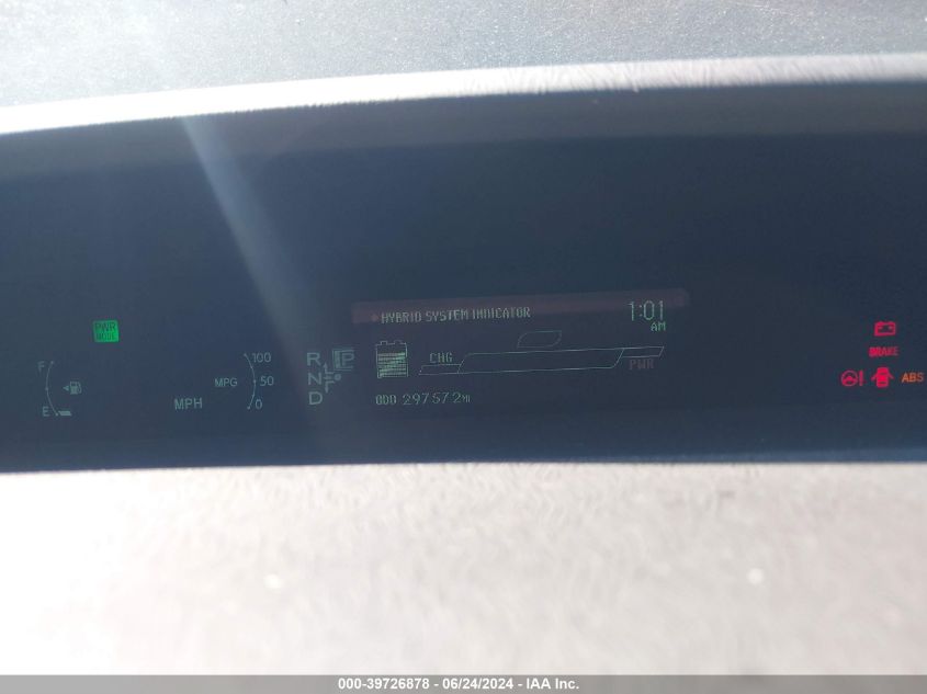 2011 Toyota Prius Four VIN: JTDKN3DU2B0299518 Lot: 39726878