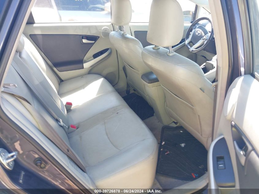 2011 Toyota Prius Four VIN: JTDKN3DU2B0299518 Lot: 39726878