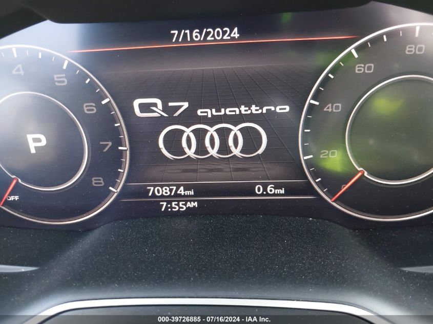 2018 Audi Q7 Premium Plus VIN: WA1LHAF72JD037149 Lot: 39726885