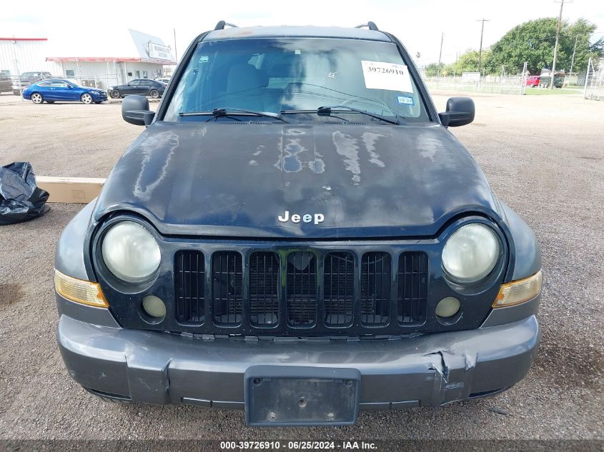 2006 Jeep Liberty Sport VIN: 1J4GK48K96W174879 Lot: 39726910