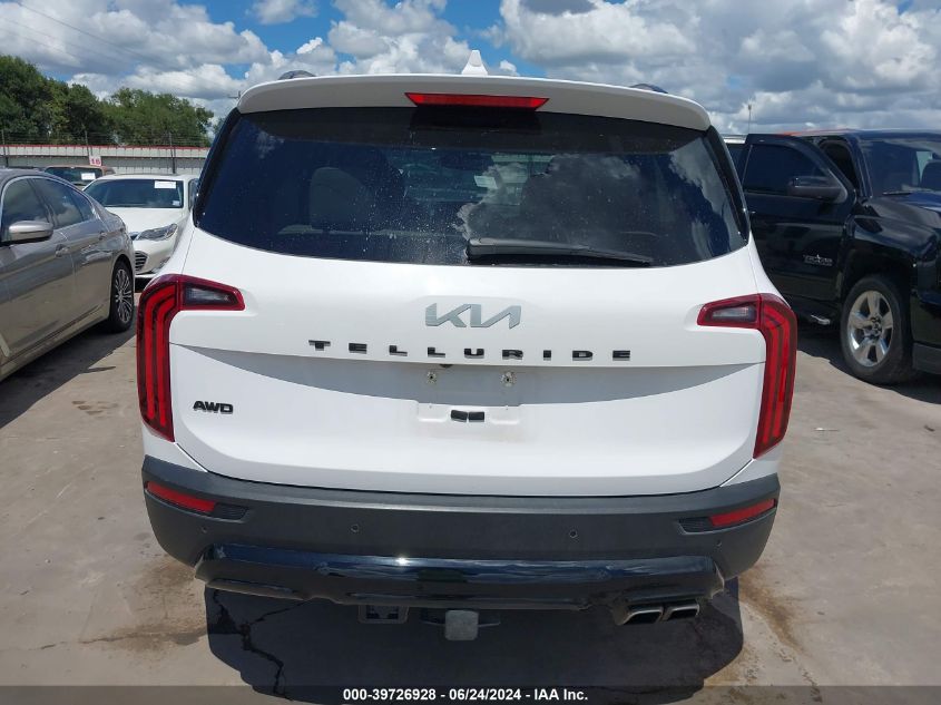 2022 Kia Telluride Sx VIN: 5XYP5DHC9NG283831 Lot: 39726928