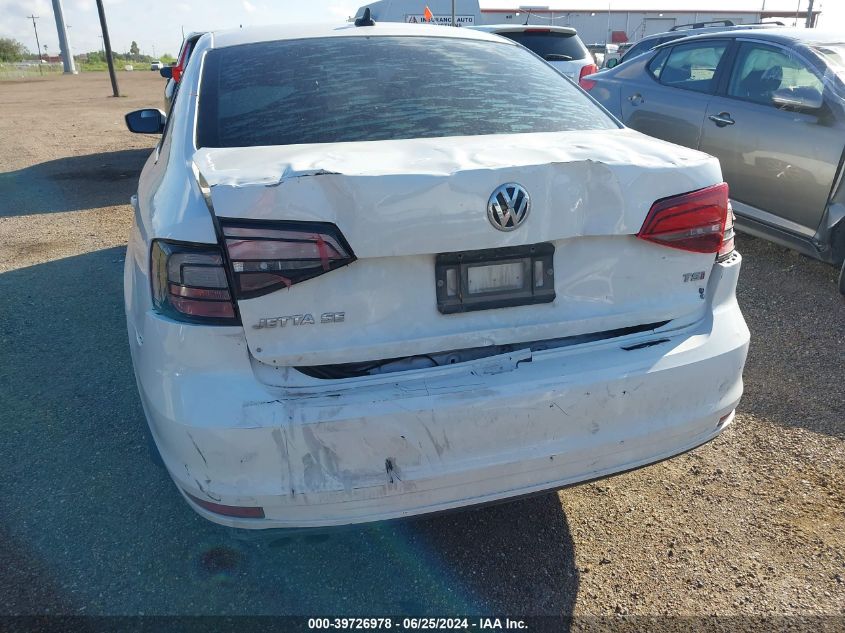 2017 Volkswagen Jetta Se VIN: 3VWDB7AJ0HM271416 Lot: 39726978