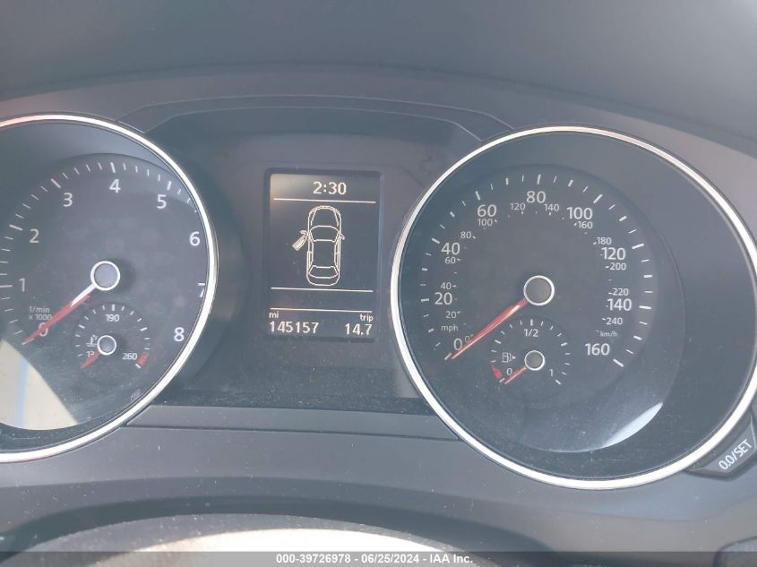 2017 Volkswagen Jetta Se VIN: 3VWDB7AJ0HM271416 Lot: 39726978