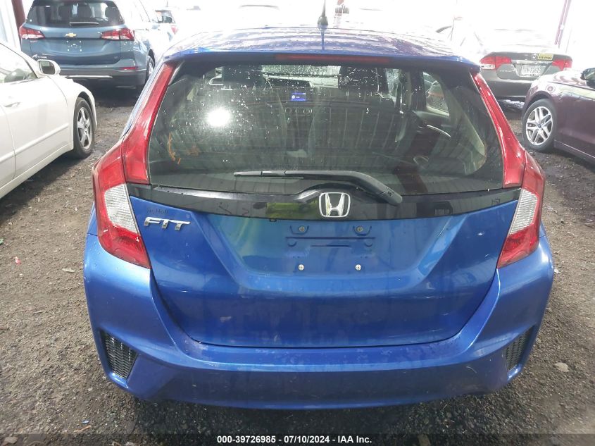 2017 Honda Fit Lx VIN: JHMGK5H54HS007229 Lot: 39726985