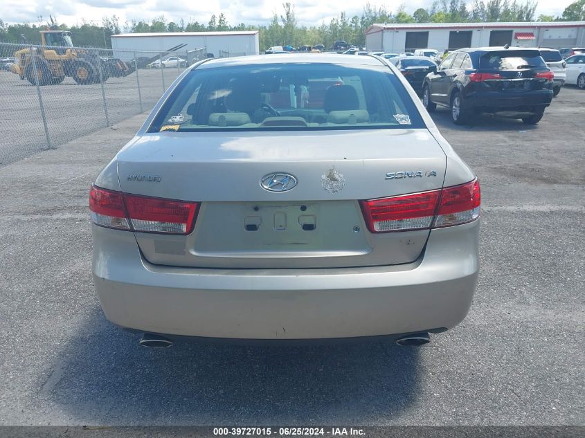 5NPEU46FX6H105010 | 2006 HYUNDAI SONATA