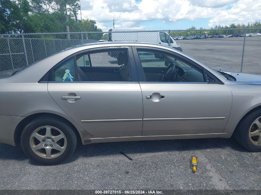 5NPEU46FX6H105010 | 2006 HYUNDAI SONATA