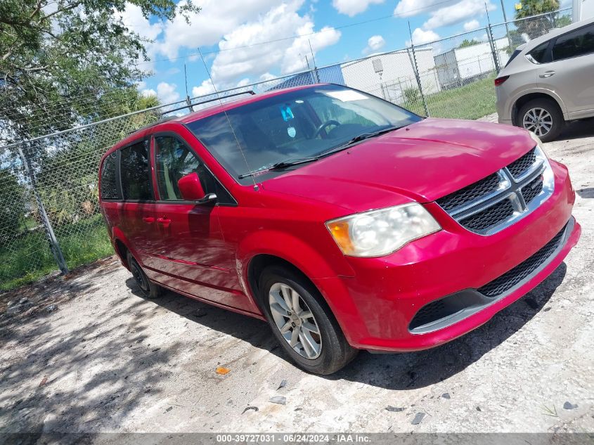 2014 Dodge Grand Caravan Sxt VIN: 2C4RDGCG6ER152990 Lot: 39727031