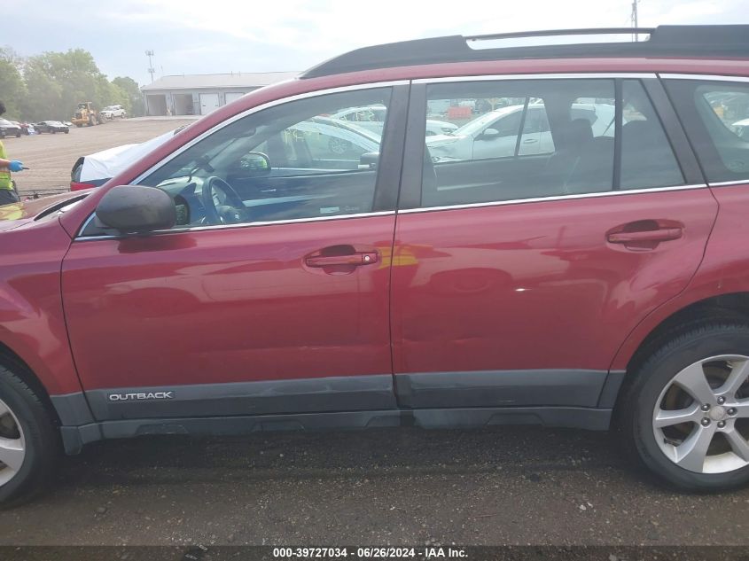 2014 Subaru Outback 2.5I VIN: 4S4BRBAC3E3218759 Lot: 39727034
