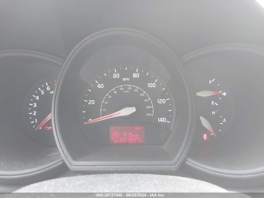 2014 Kia Rio Lx VIN: KNADM4A35E6323922 Lot: 39727045